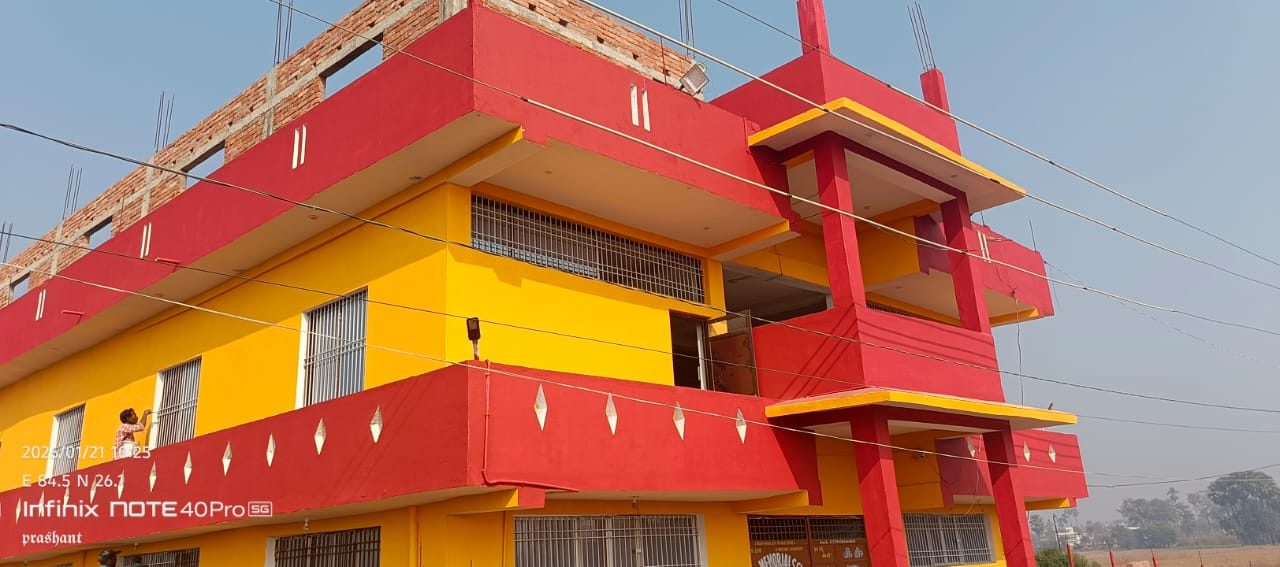 School entrance and exterior
